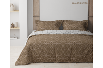 Комплект постельного белья "ТЕП" Quadro Stars, 70x70 двуспальный