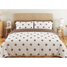 Комплект постельного белья ТЕП "Soft dreams" Morning Star Cappuccino, 70x70 полуторный