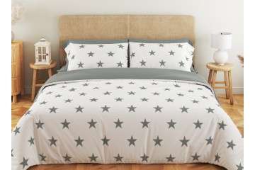 Комплект постільної білизни ТЕП "Soft dreams" Morning Star Grey, 70x70 євро