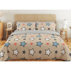Комплект постельного белья ТЕП "Soft dreams" Pastel Star, 70x70 полуторный