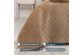 Покривало ТЕП "VELOUR" 240 * 260 см золотий беж/ромб круглий - Фото 8