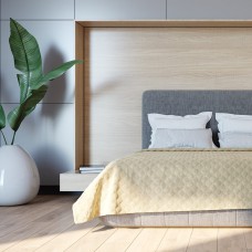 Покривало ТЕП "VELOUR" 220*240 см 1шт золотий беж/ромб прямий