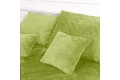 Покривало ТЕП "VELOUR" 150*210 см салатове/ромб круглий - Фото 14