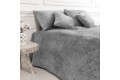 Покривало ТЕП "VELOUR" 180*240 см світло сірий/ромб круглий - Фото 6
