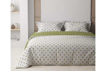 Комплект постільної білизни ТЕП "Happy Sleep" Olive Dots, 50x70 євро